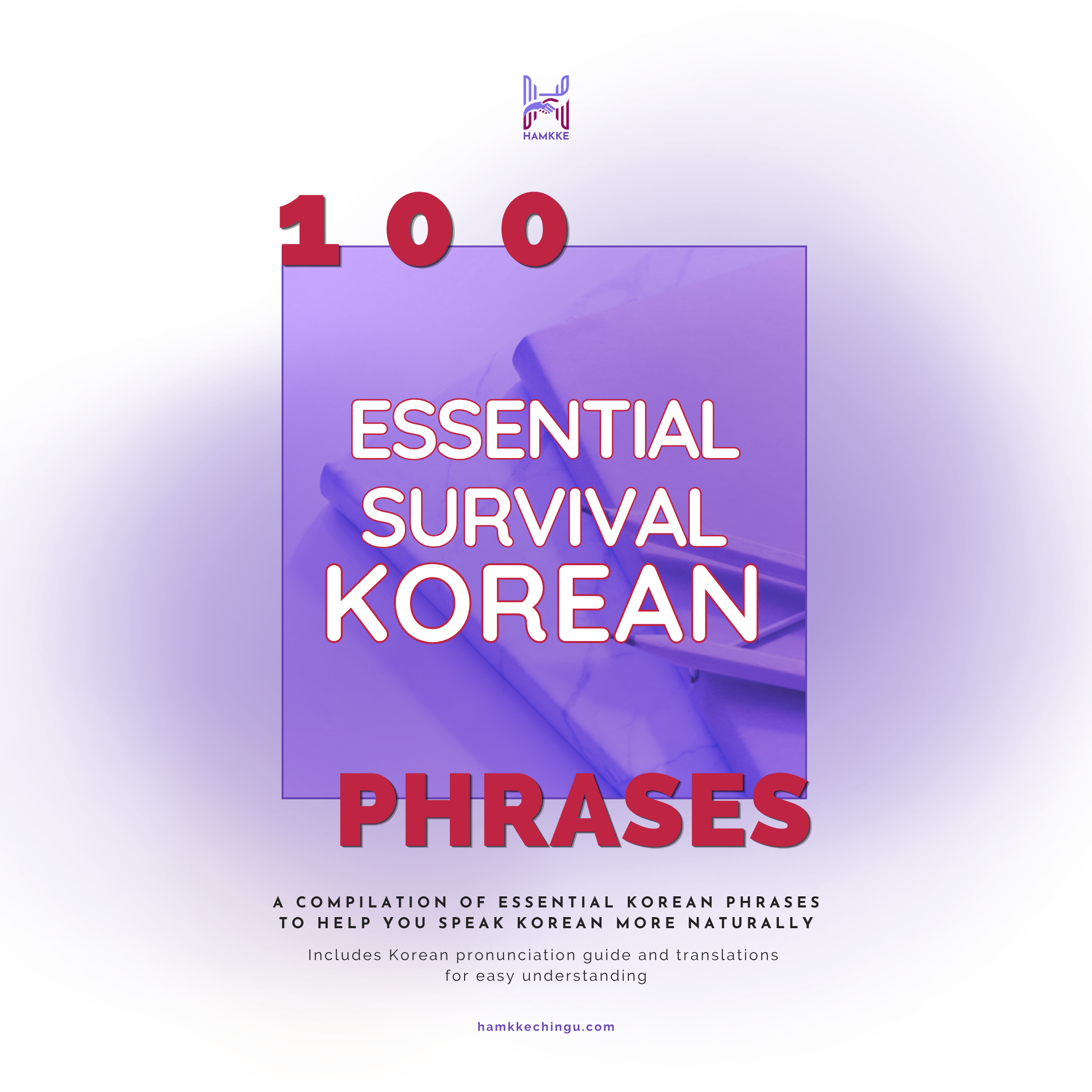 Image for product : 100 Essential Survival Korean Phrases