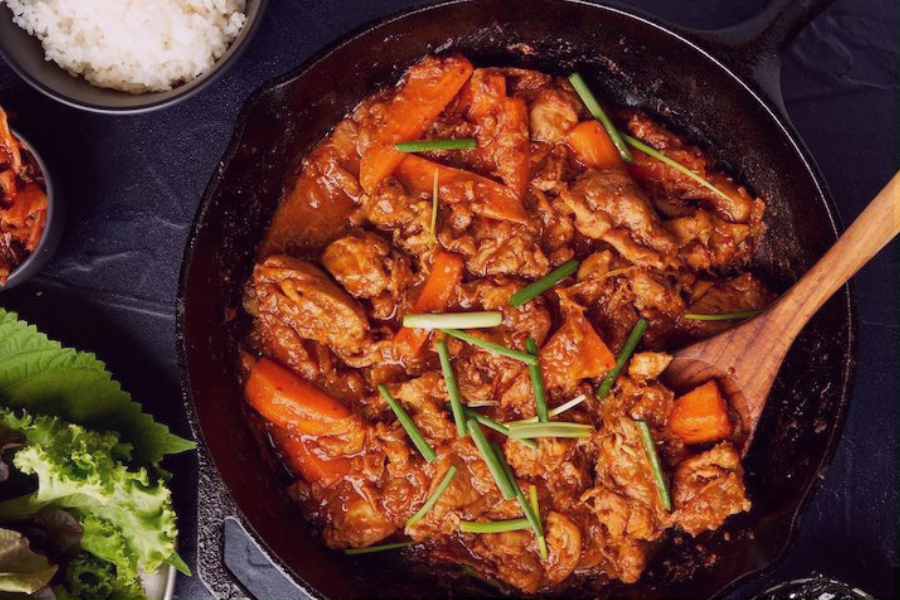 Korean Barbecue Menu 