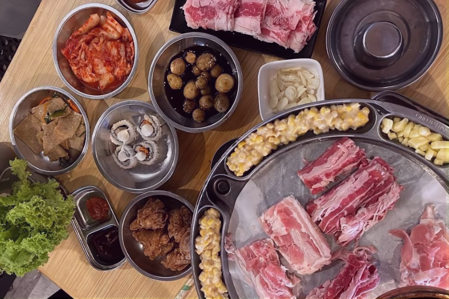 Korean Barbecue Menu