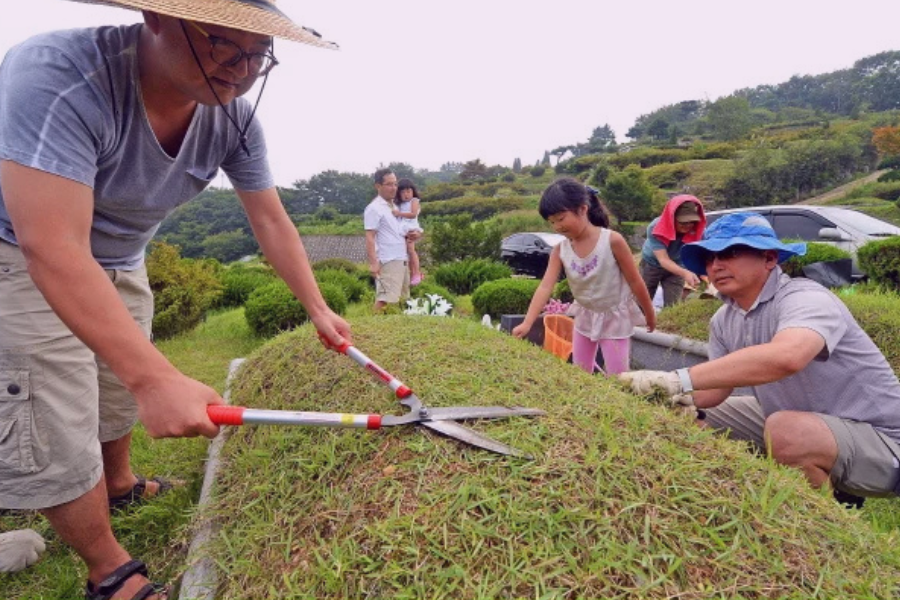 Burial Ceremony In Korea